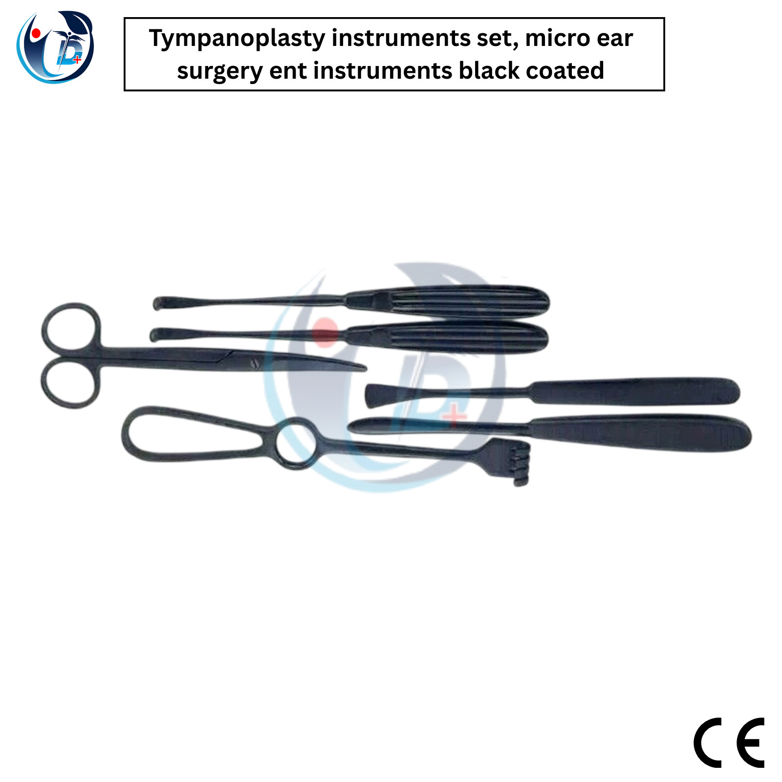 Tympanoplasty Instrument Set Micro Ear Surgery Black Coated ENT Instrument 30 Pc