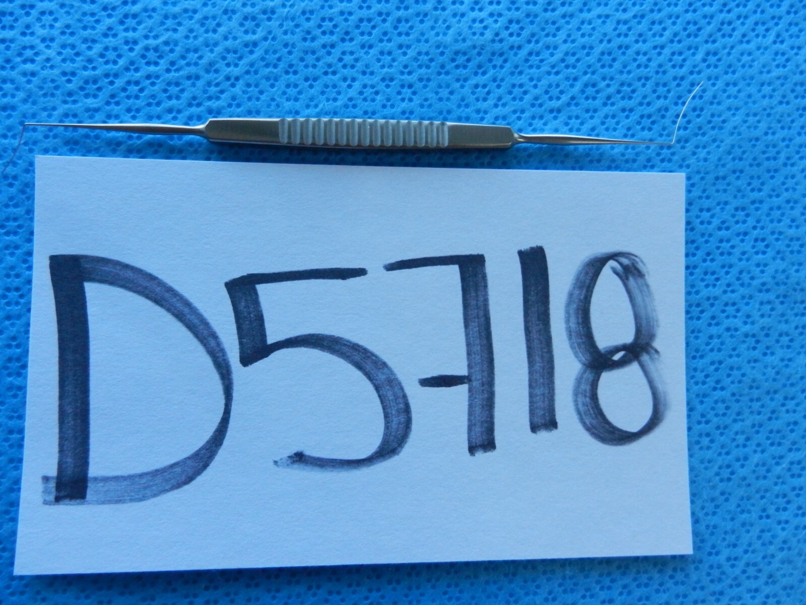 D5718 V. Mueller Castroviejo Cyclodialysis Double Ended Spatula 12.7cm OP2052