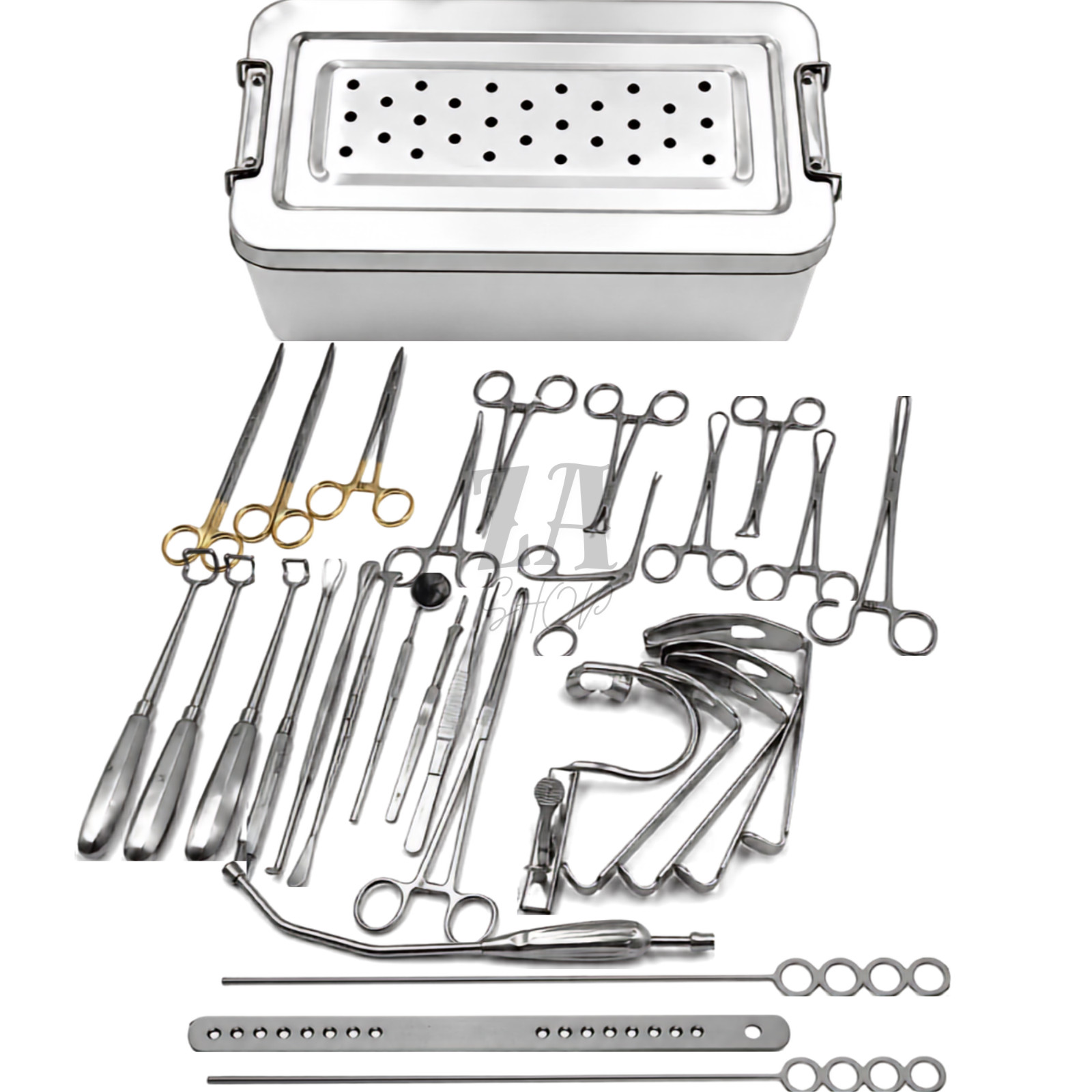 Tonsillectomy & Adenoidectomy Surgical Instruments Set ENT Surgery Kit Stainless