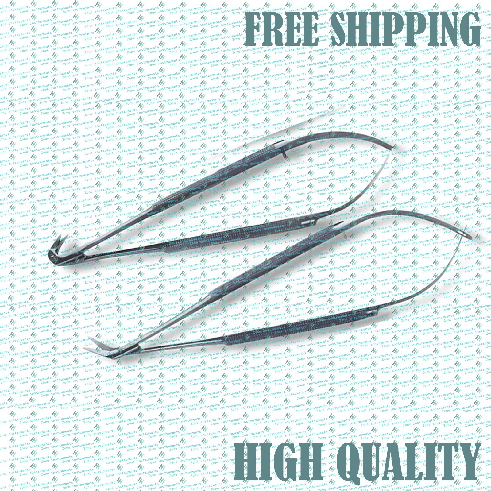 Micro Neurosurgery Scissor Microsurgical Instruments Set of 2pcs