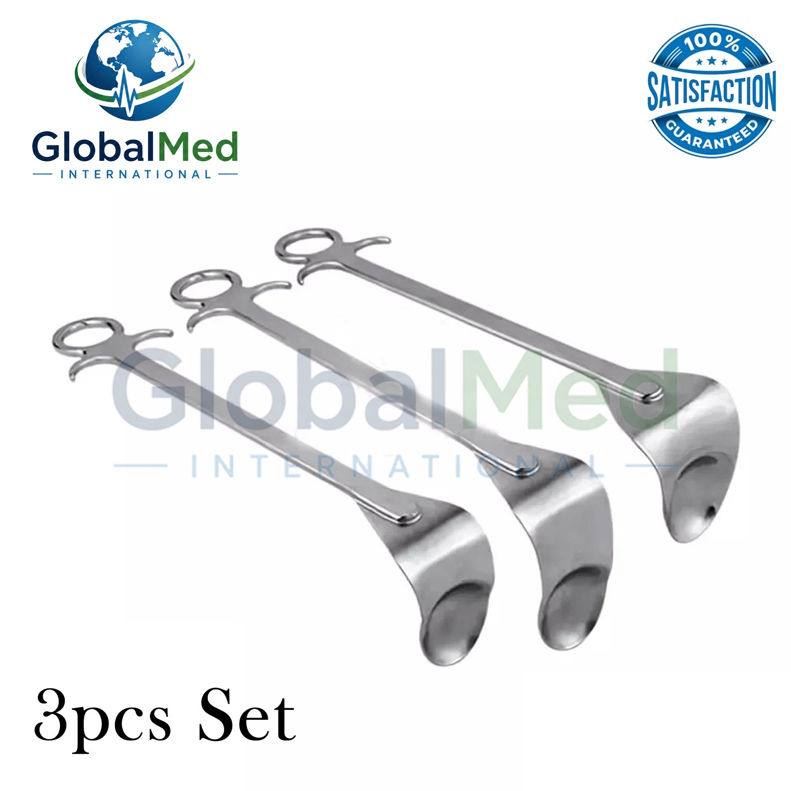 Browne Deltoid Retractor Orthopedic Surgical Instruments 3 Pcs Set High Quality