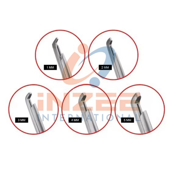 Premium Kerrison Rongeurs Kit Cervical Set of 5 Pcs Orthopedic Instruments