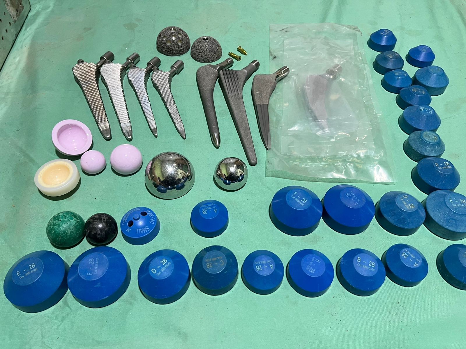 Zimmer & Lima orthopedic total hip replacement implants lot of 50+ pcs