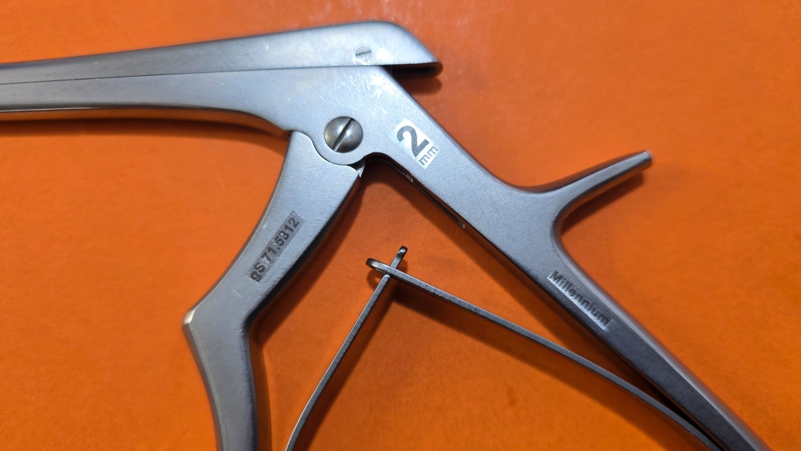 Millennium 71.5812 Surgical Orthopedic Kerrison Rongeur 2mm x 40 Degree 8″