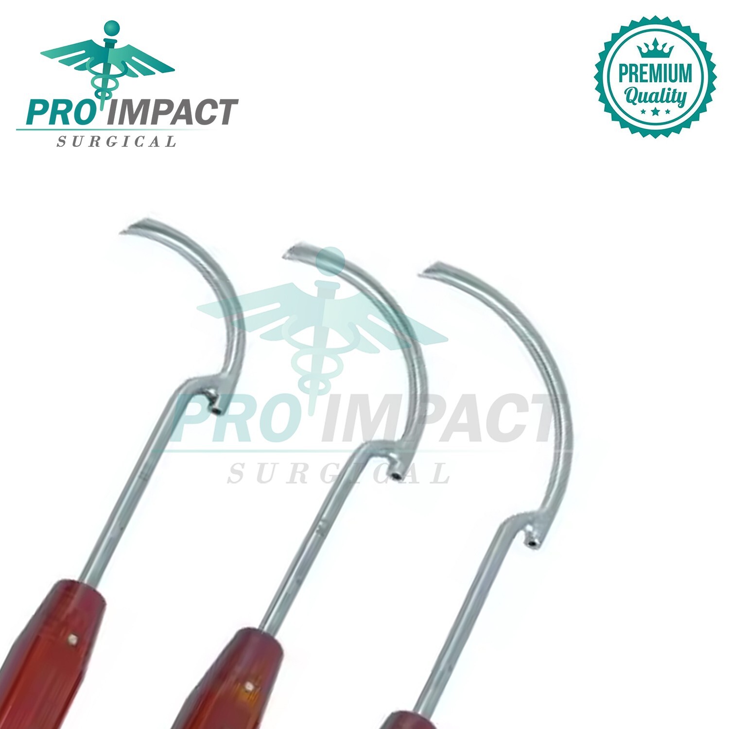 Wire Passer Small Medium Large Set Bone Orthopedic Surgical Instrument Spine Set
