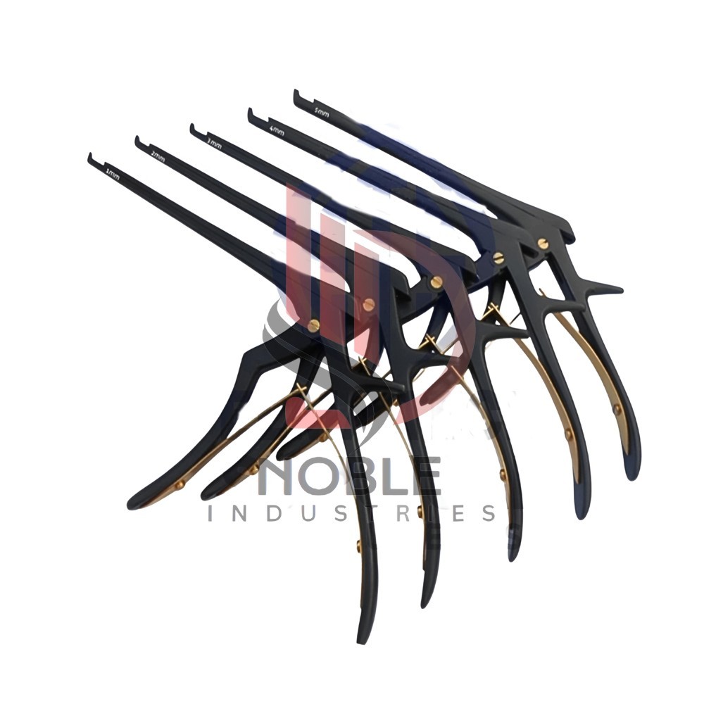 Set of 5 PCs Kerrison Rongeurs 8″ 1,2,3,4,5mm Cervical Orthopedic Instruments