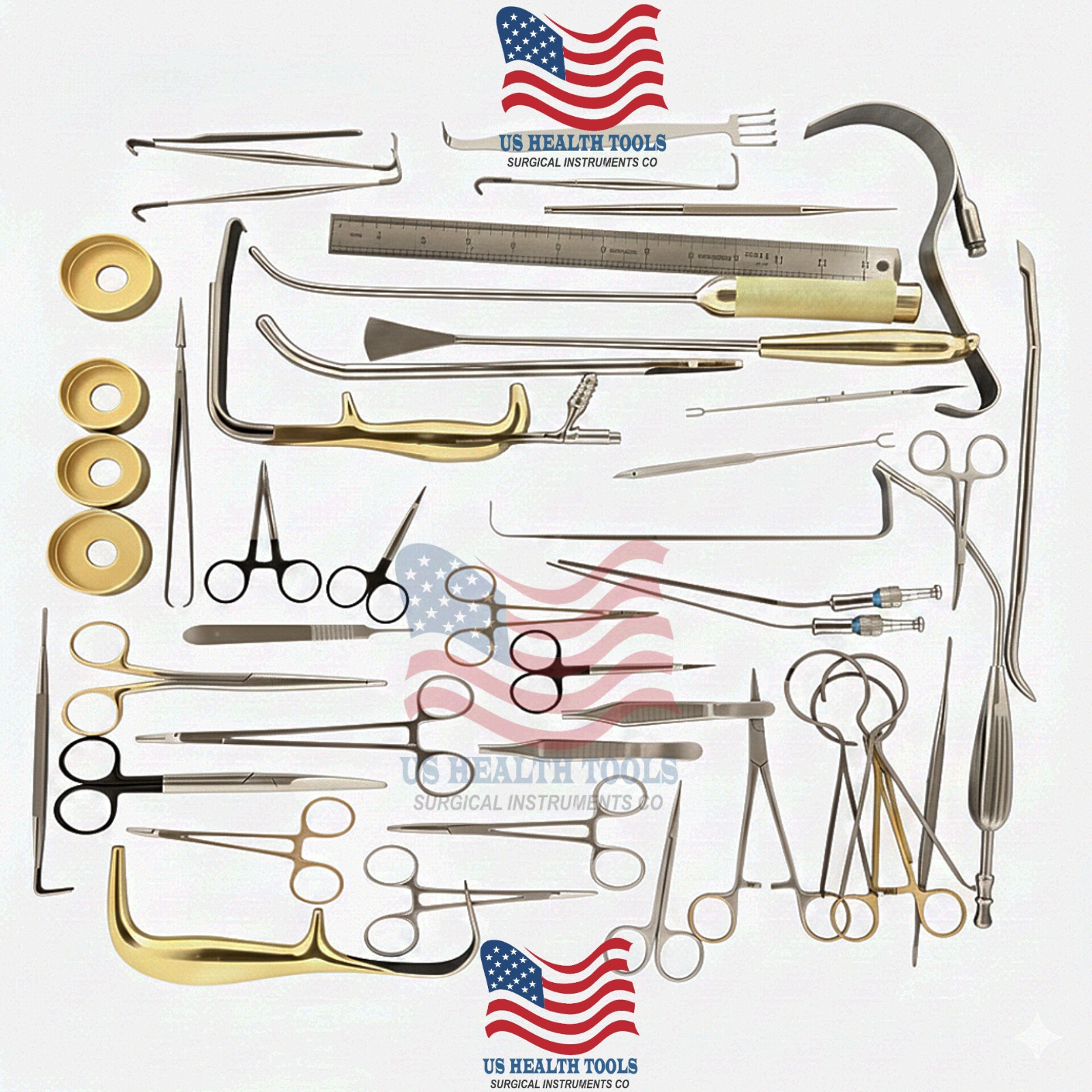 Breast Surgery Instrument Set 66 PCS | Plastic Cosmetic Surgical Tools Stainless