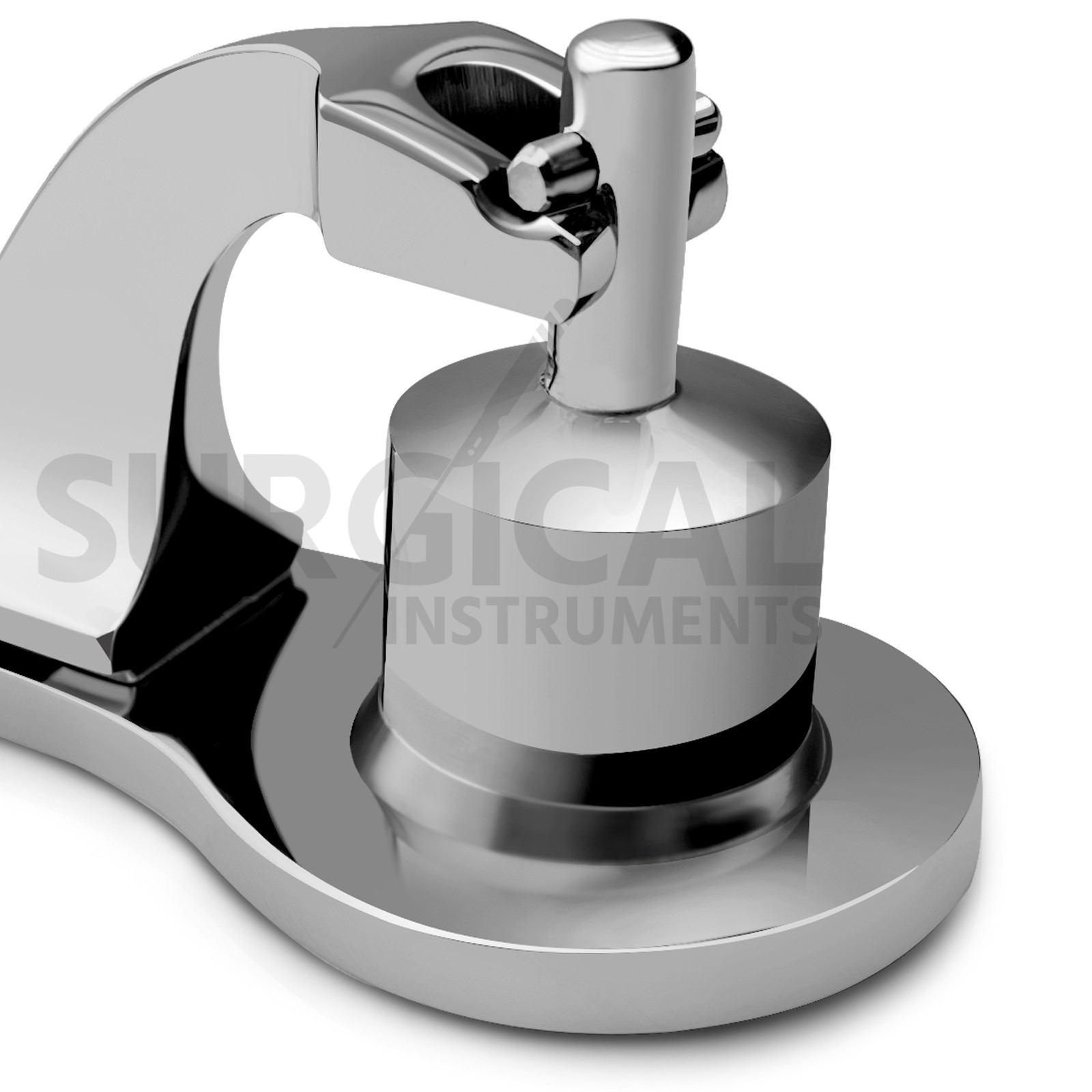 Bell-Type Pediatric Surgical Clamp 2.6 cm Stainless Steel German Grade
