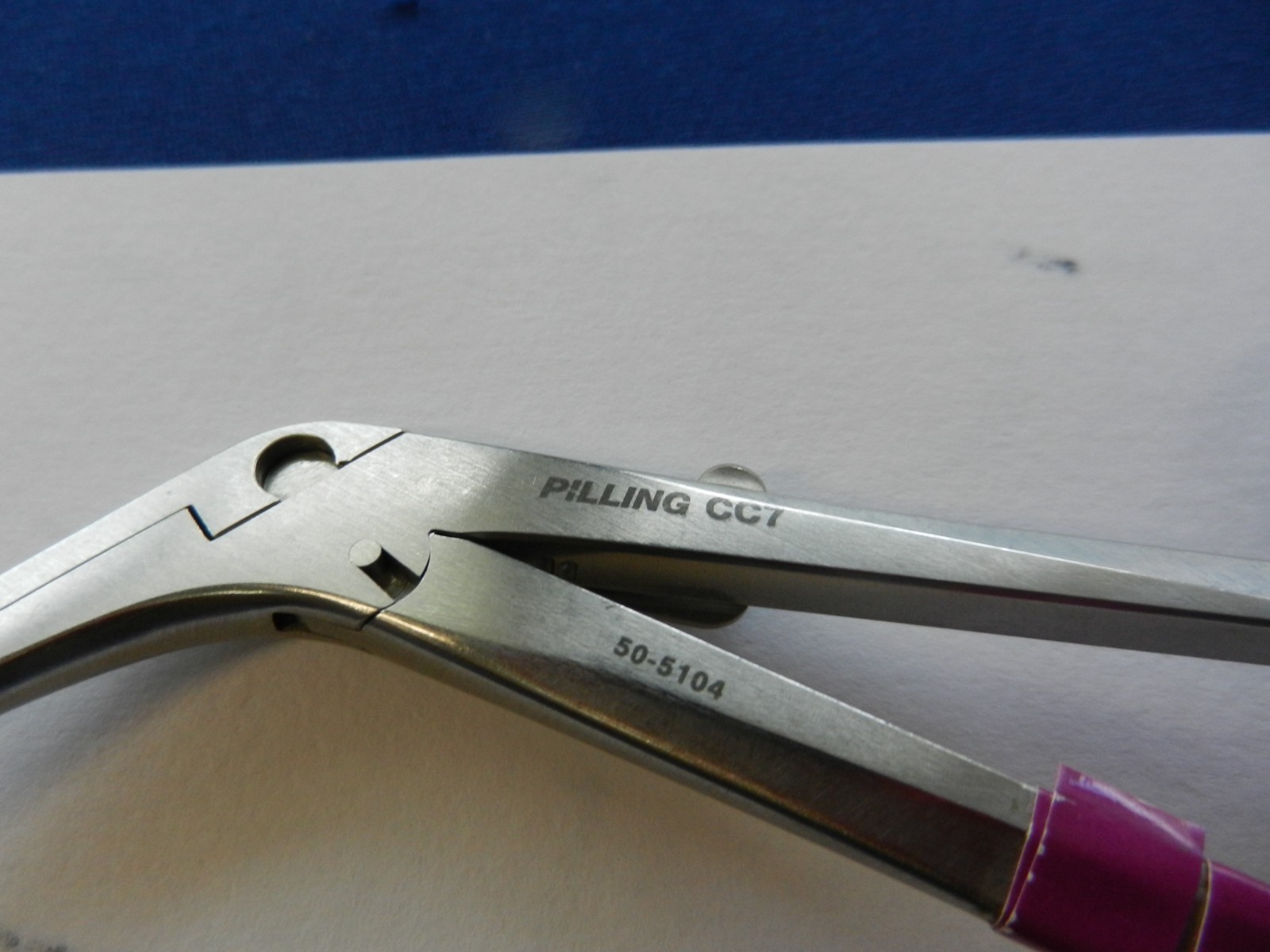 Pilling 505104 Jackson Laryngeal 4.0 Angled Cup Forceps 28cm Overall Length