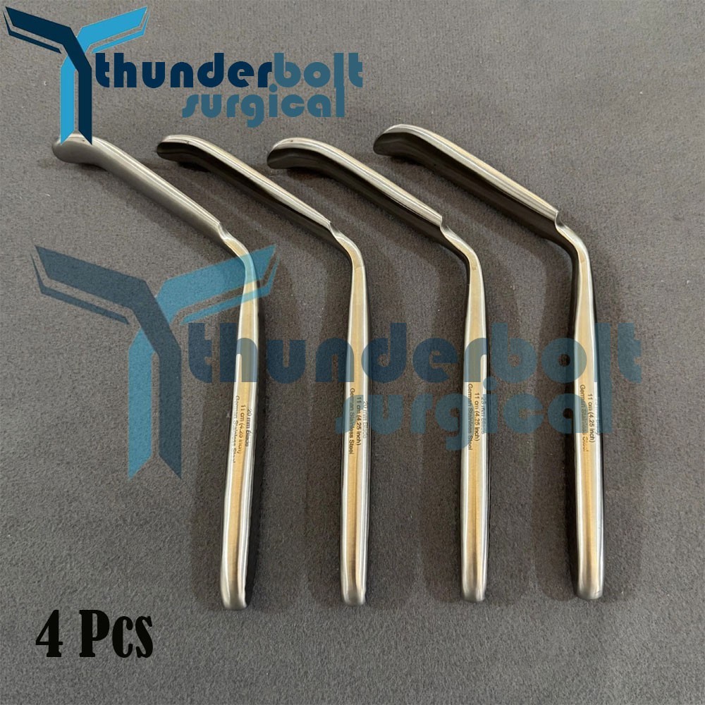 Cloward Blade Retractor Set of 4 Pcs Orthopedic, Spine Surgical Instruments