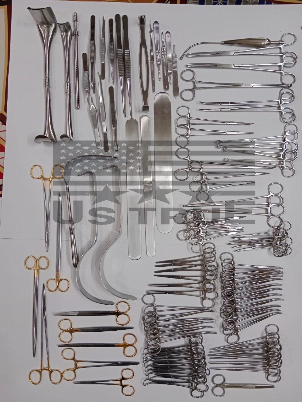 Basic Laparotomy 104 Pieces Set General surgery Instrument Excellent Quality