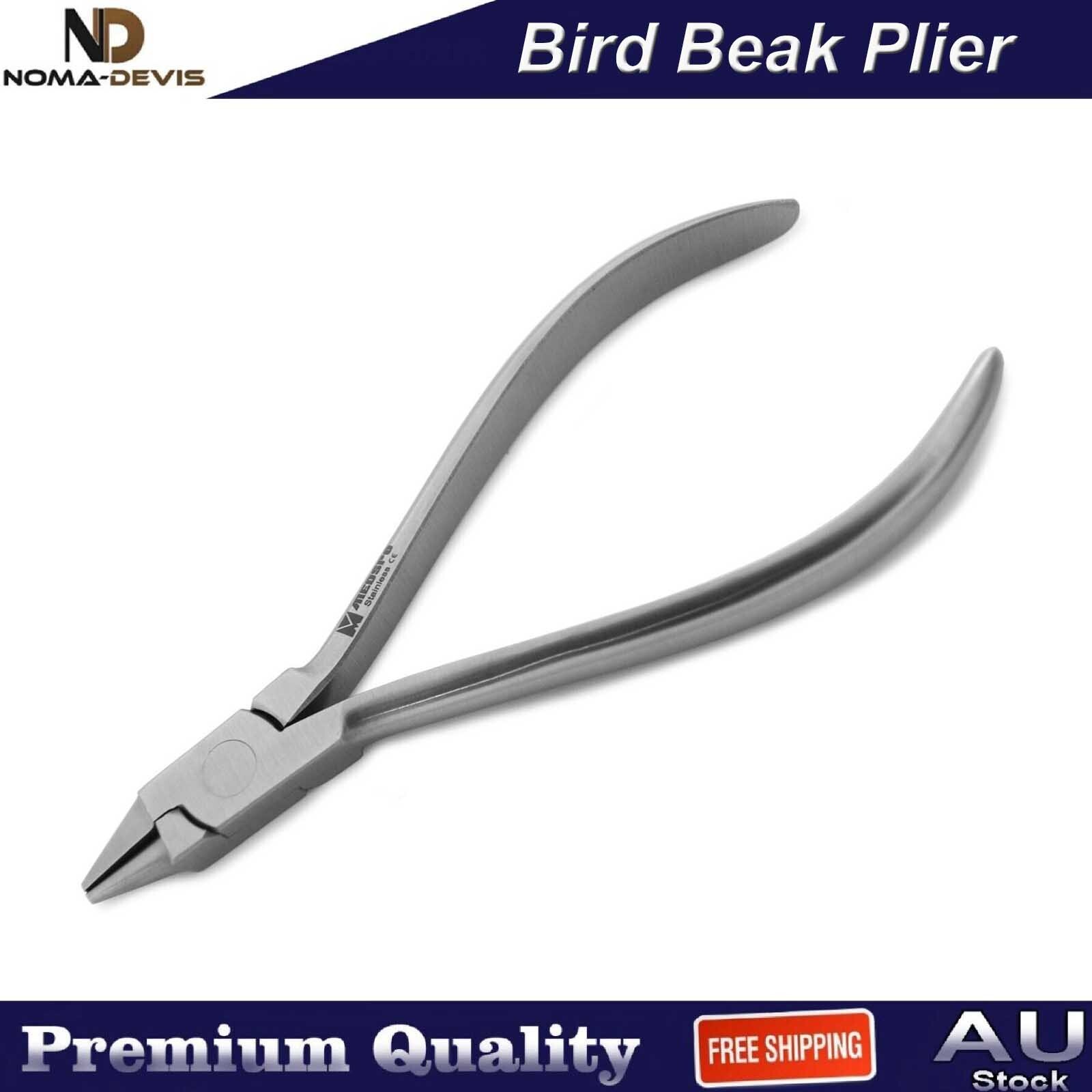 Light Wire Bird Beak Plier Orthodontic Wire Bending Loop Forming Dental Lab Tool