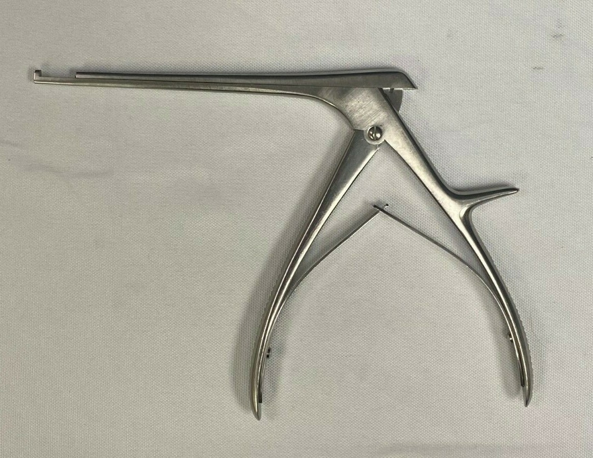 Stainless Germany 6.5″, 3mm, 90° Up Kerrison Ronguer w/ejector Orthopedic Neuro