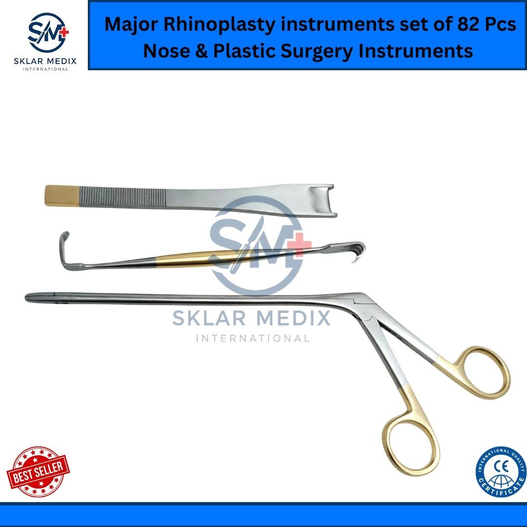 Major Rhinoplasty Instruments Set 82 Pcs Nose Plastic Surgery Surgical Tools Kit