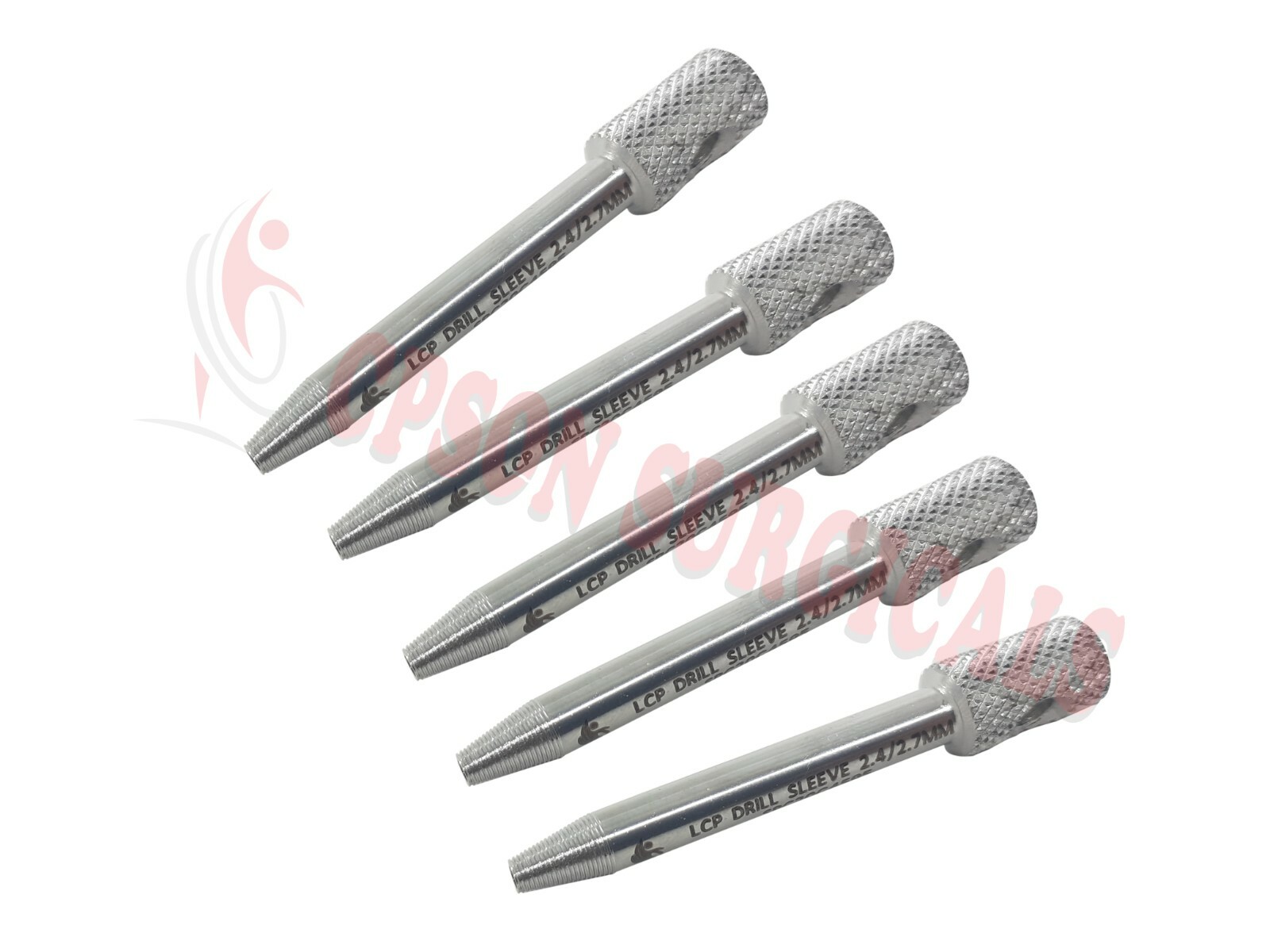 Veterinary Drill Sleeve 2.7mm -Lot of 5pcs Instruments Stainless Steel.