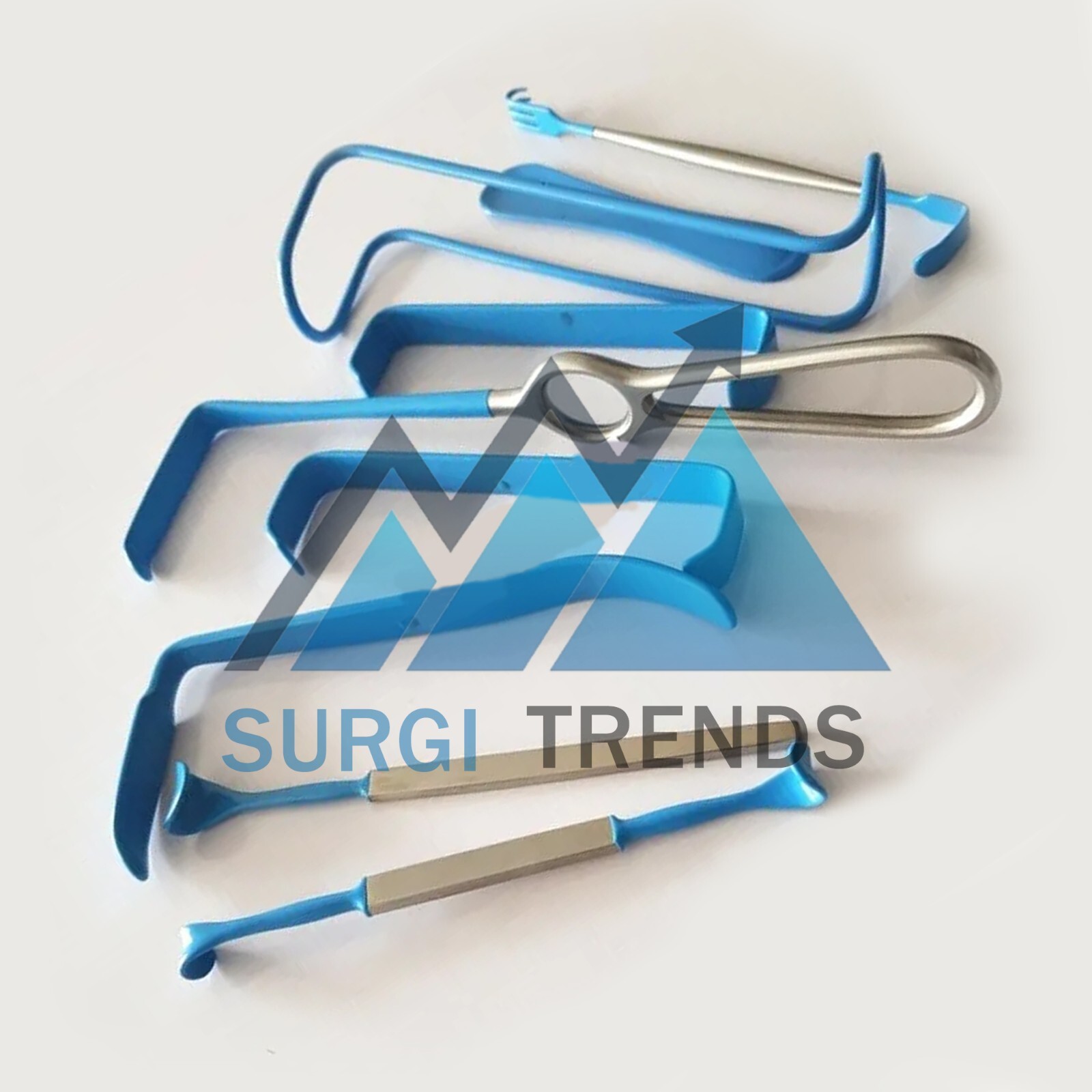 Face Lift Brow lift Dissectors & Elevator Set of 9Pcs,Plastic surgery instrument