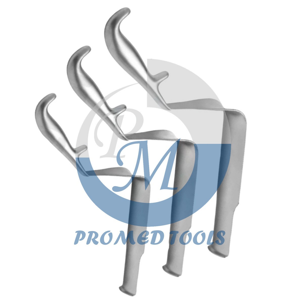 ST Mark Pelvis Retractor Deep Surgery Set Of 3Pcs Orthopedic Surgical Instrument