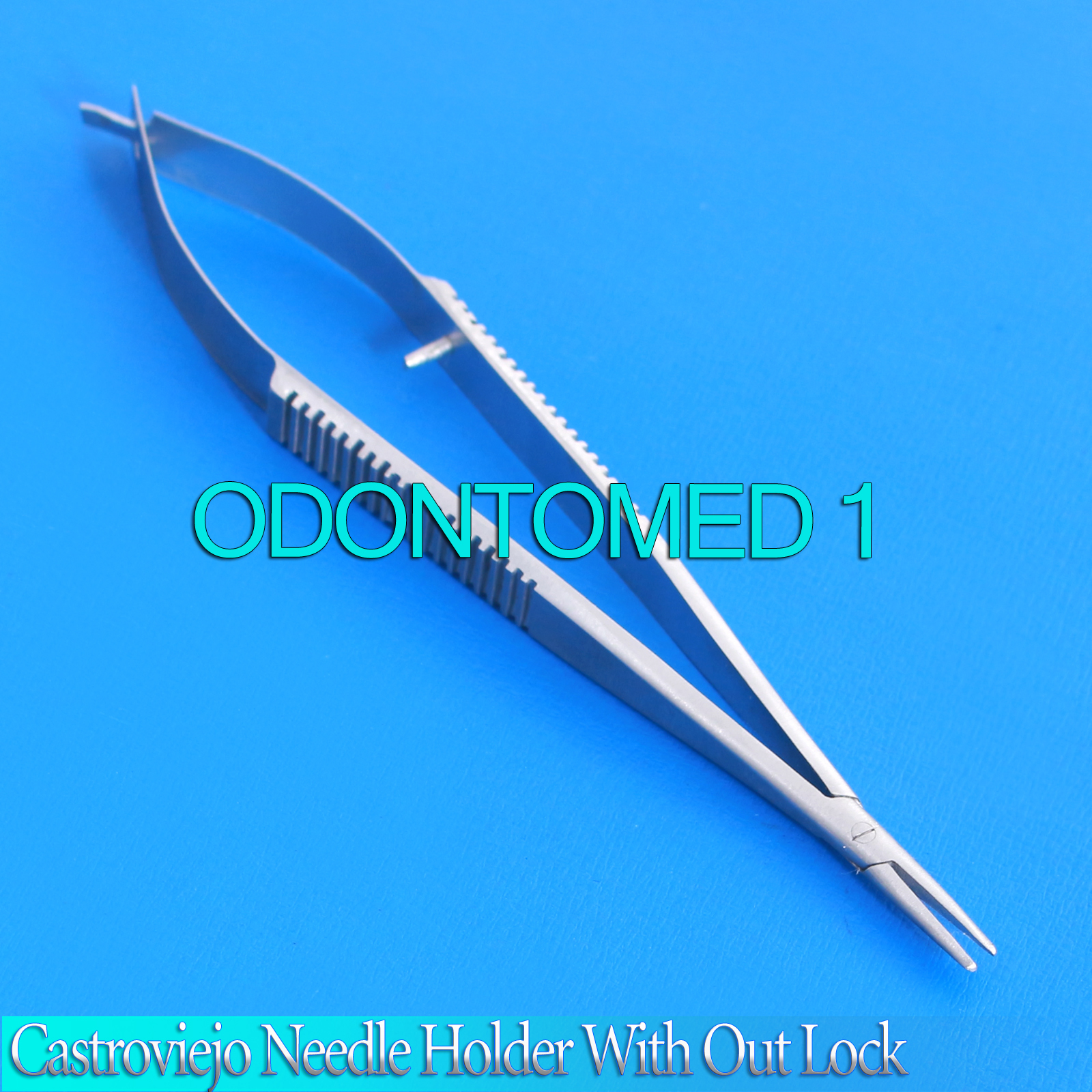 Castroviejo Needle Holder 5.5″ Straight Without Lock Surgical Instrument