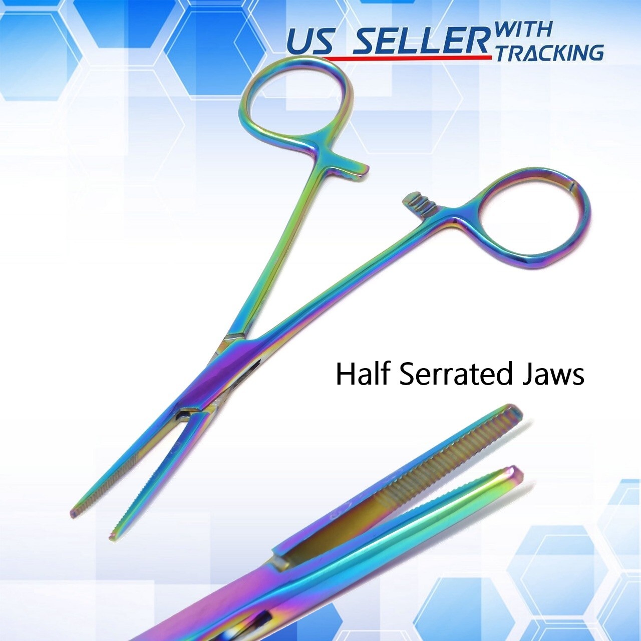1 Pc Deluxe Kelly Hemostat Locking Forceps Straight 5.5″ Surgical Instruments