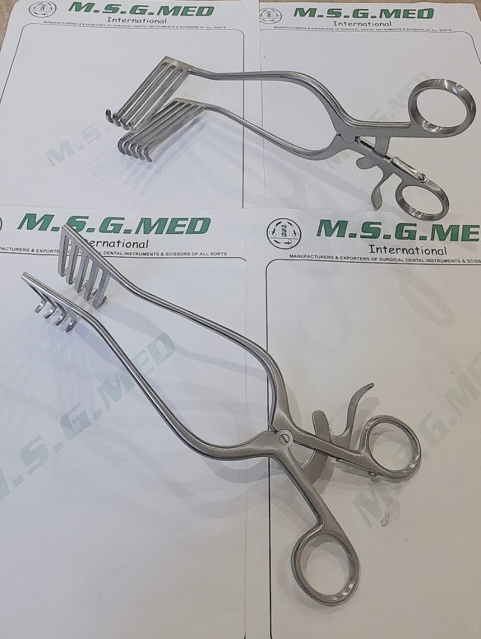 Professional Orthopedic Norfolk & Norwich S/R Retractors Stainless Steel 4PC Set