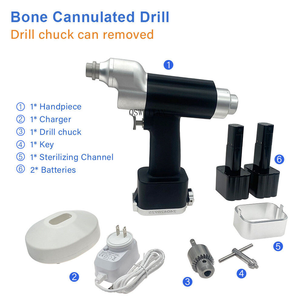Electric Bone Drill Medical Cannulated Bone Drill Orthopedic Surgical Tool