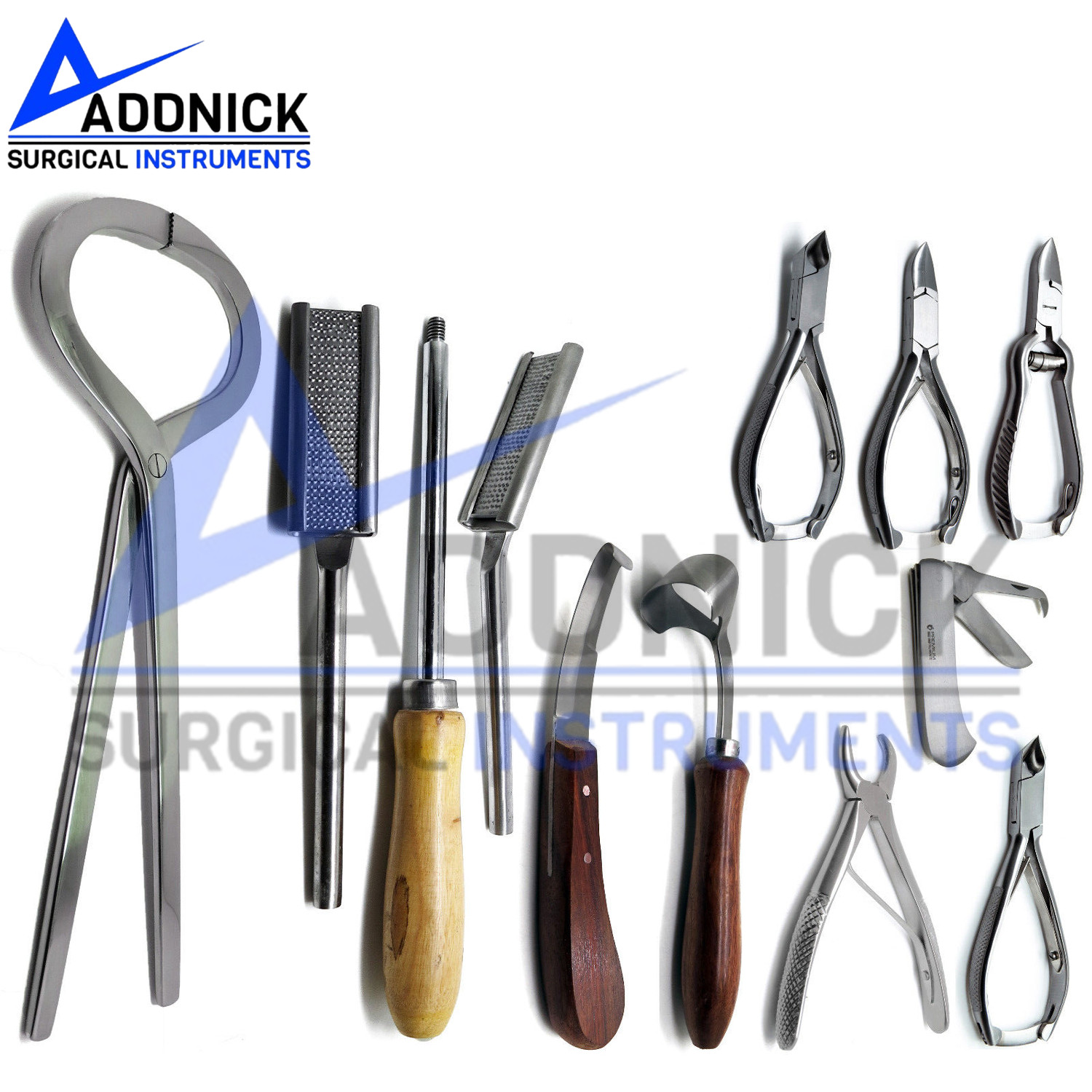 Veterinary Horse Hoof Knife Tester Forceps Set of 10 Farrier Vet Surgical Tools