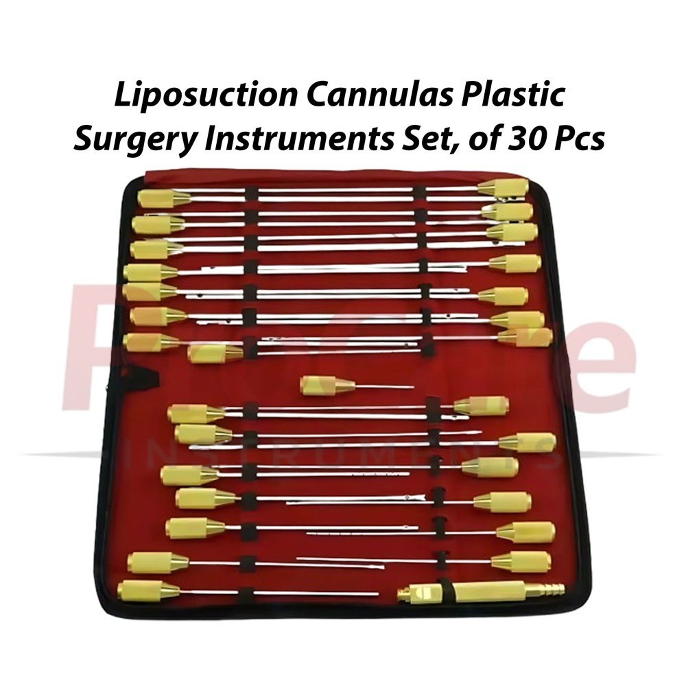 Liposuction cannulas Set of 30 pcs plastic surgery instruments