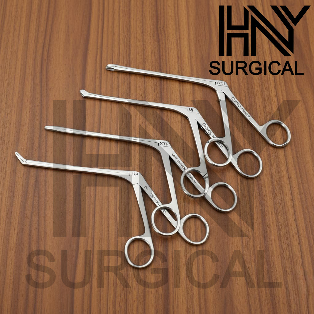 Weil Blakesley & Thru Cut Nasal Forceps Straight And 45 Degree 4 PCs Set
