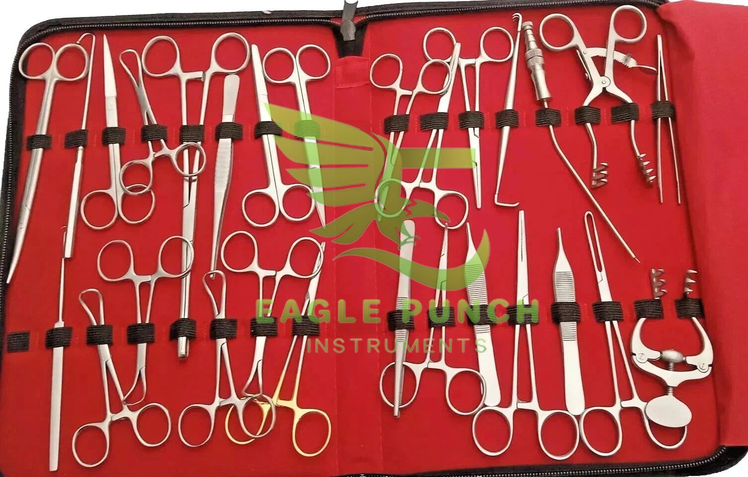 Set of 28 Pcs Professional Plastic Surgery Kit Surgical Instruments