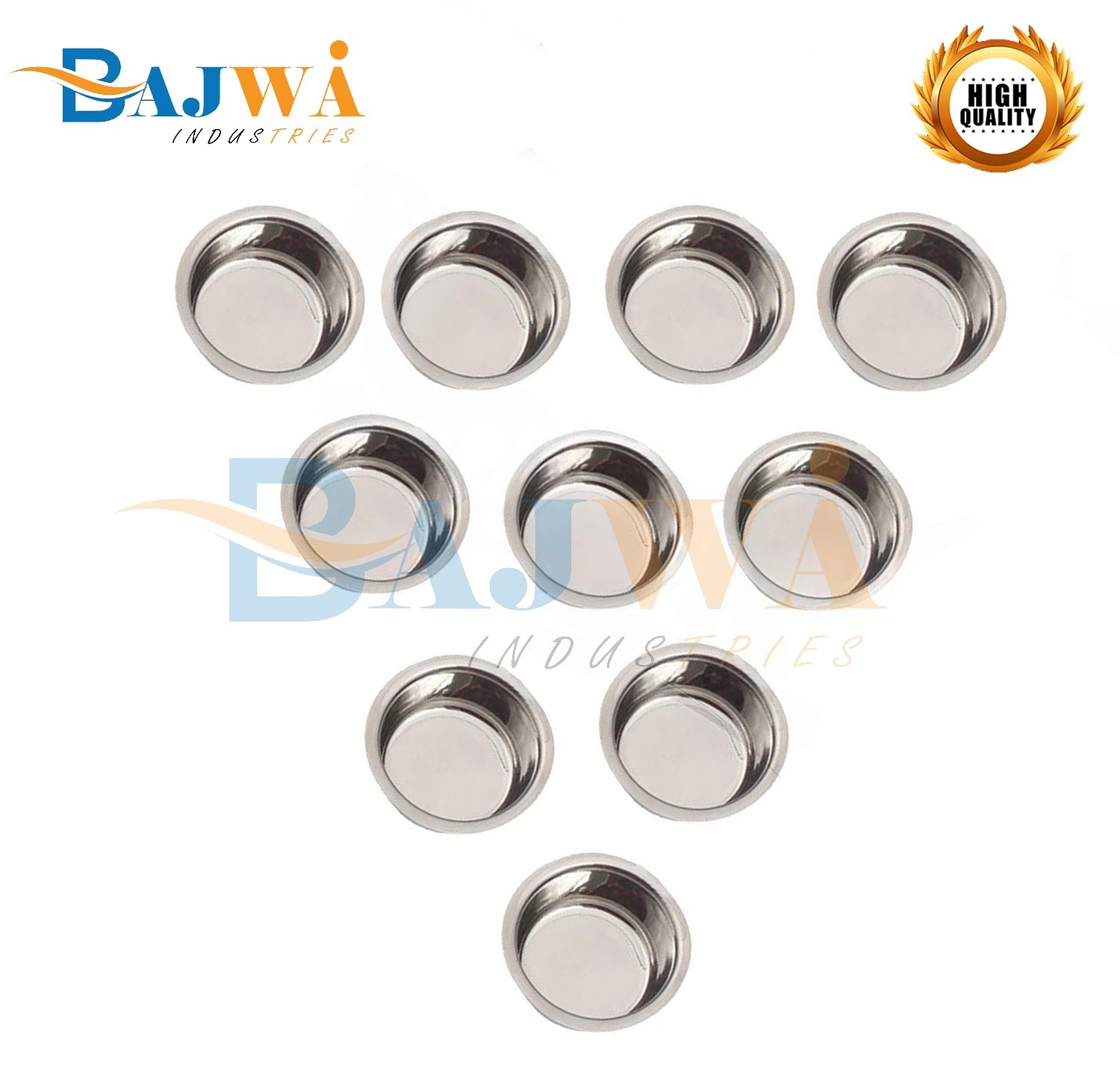 10 Pieces Gallipot sterilization Solution bowl Surgical Stainless Instruments