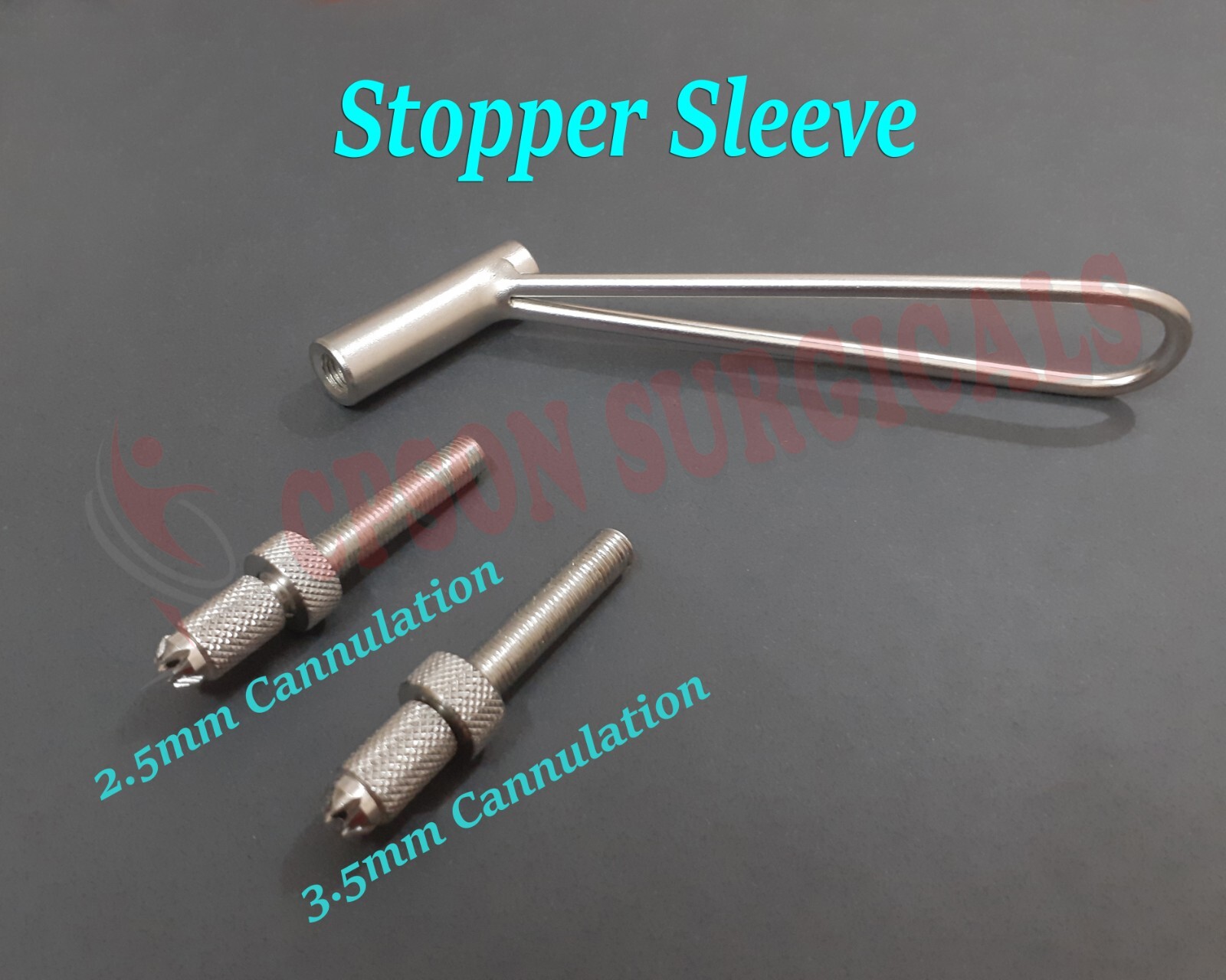 Drill sleeve with stopper 2.5mm and 3.5mm Veterinary Instrument