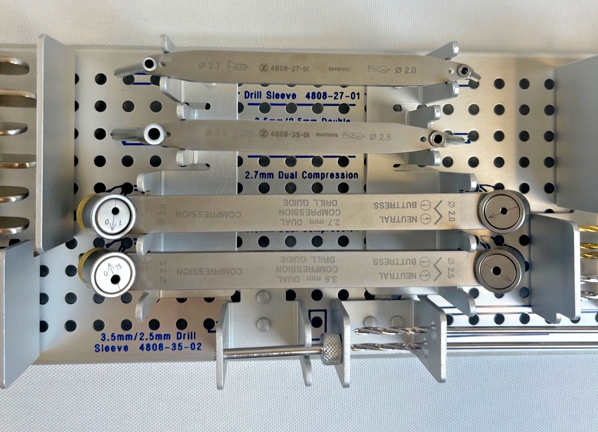 Zimmer 2348-30 Periarticular Instrument Set w/ 2348-40-50 Fibula Set Orthopedics