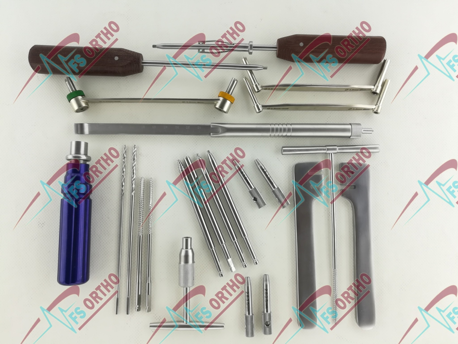 Basic Small Fragments LCP Instruments Set Orthopedics Lot of 22 pcs
