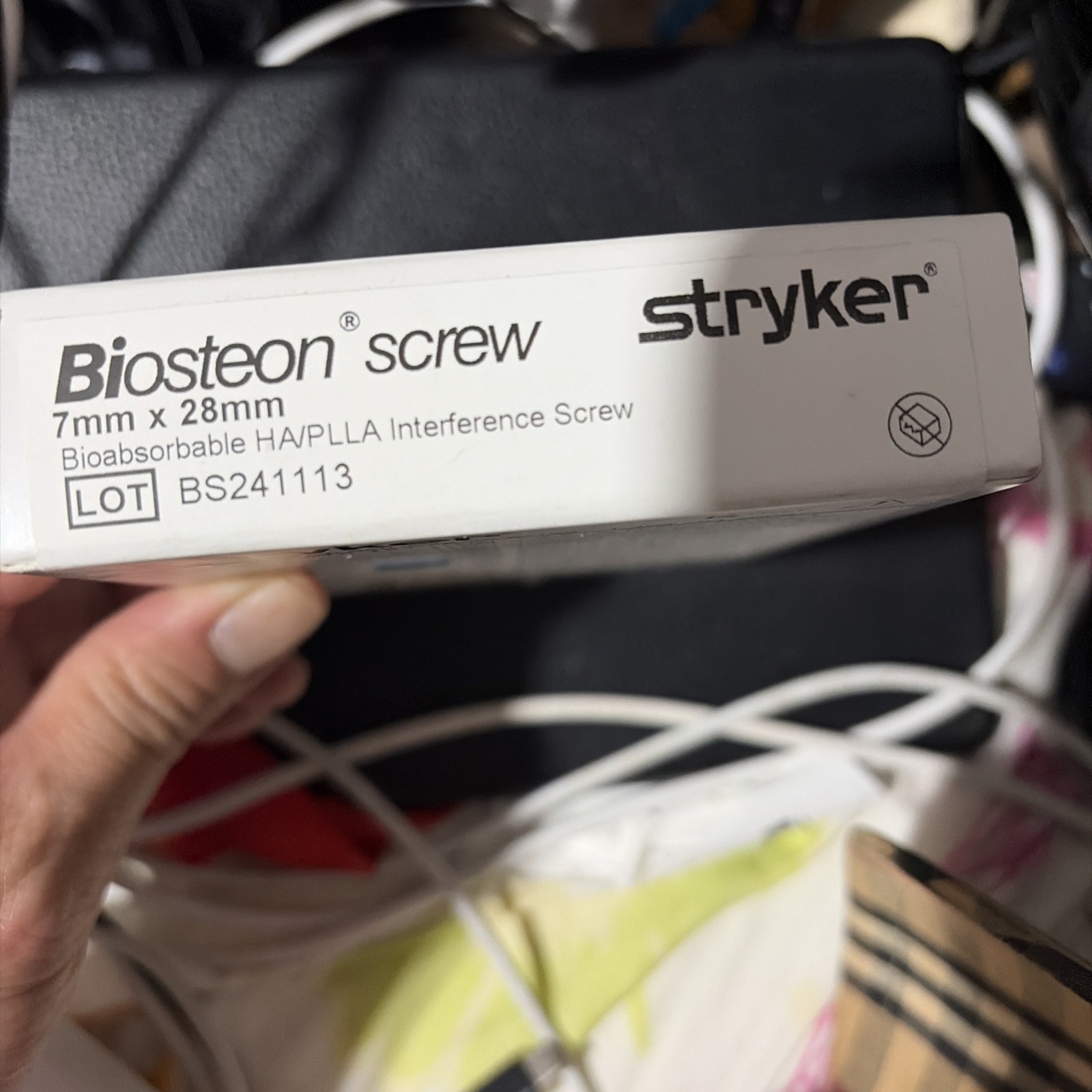STRYKER BIOSTEON INTERFERENCE SCREW HA/PLLA 7MM X 28MM EXP 2027/11/30