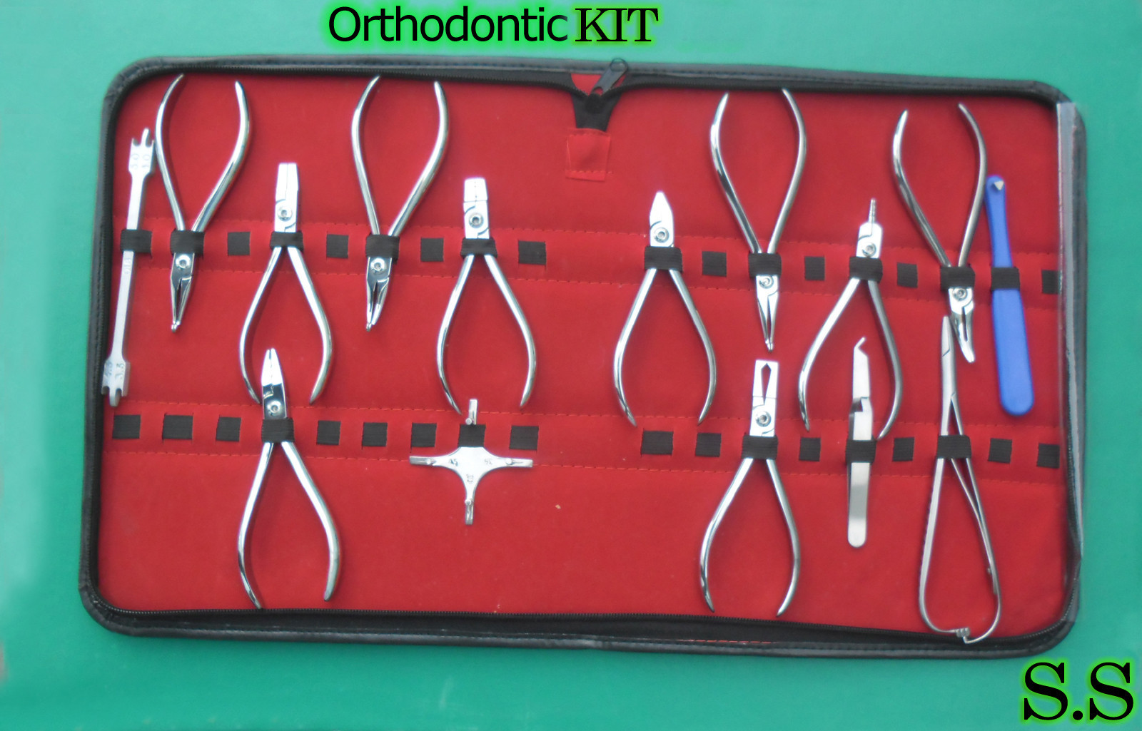 15 Pieces Orthodontic Kit Surgical Dental Instruments