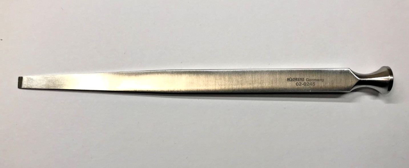 W. Lorenz 02-0245 French Pattern Osteotome 5mm 3/16” Wide, 6”
