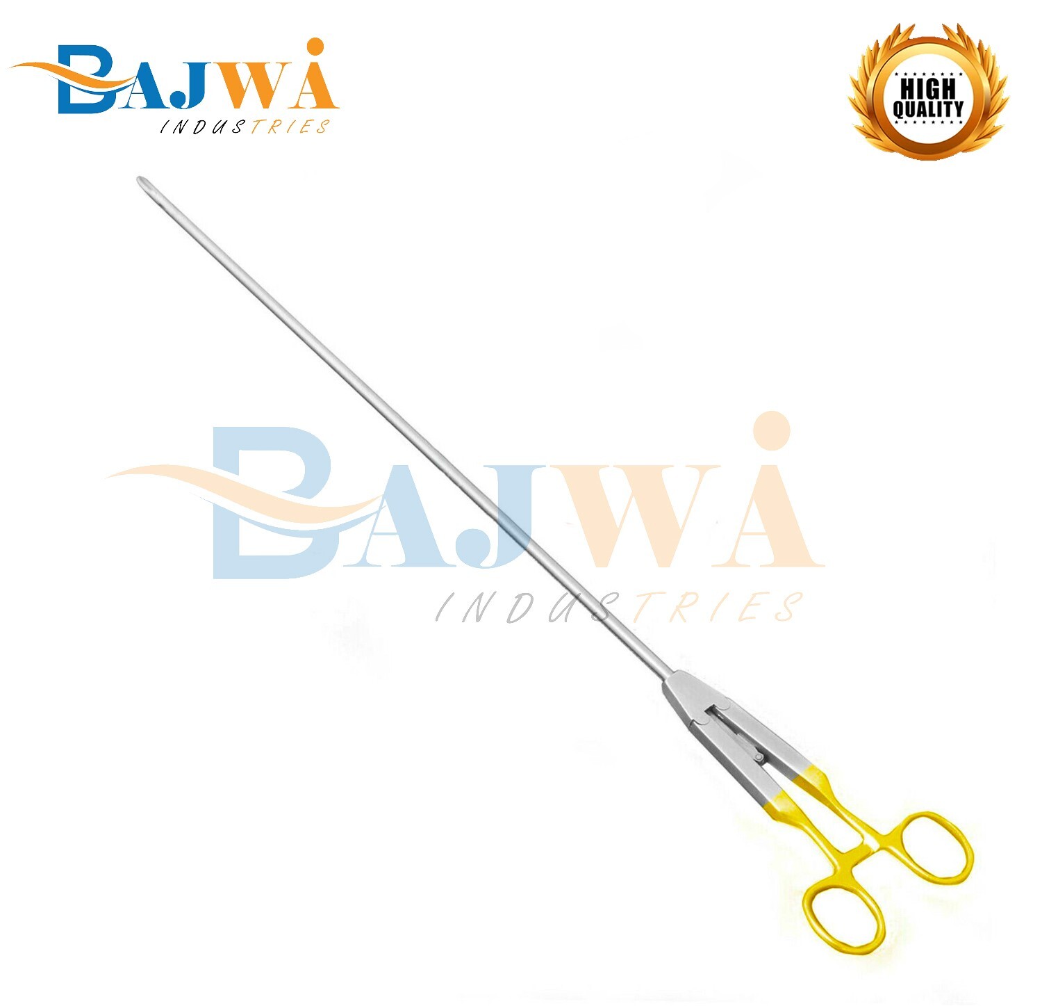 T/C Needle Holder O Type Forceps Laparoscopy Laparoscopic Curved Tip