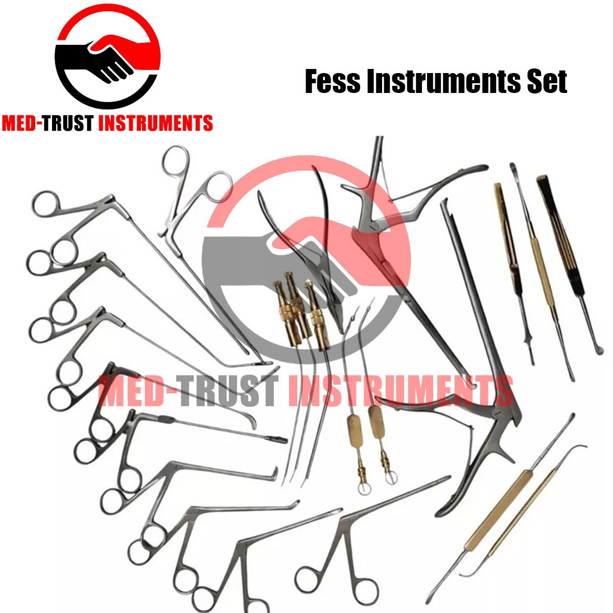Fess Instruments Set Endoscopic Sinus Surgery ENT Instruments German Steel