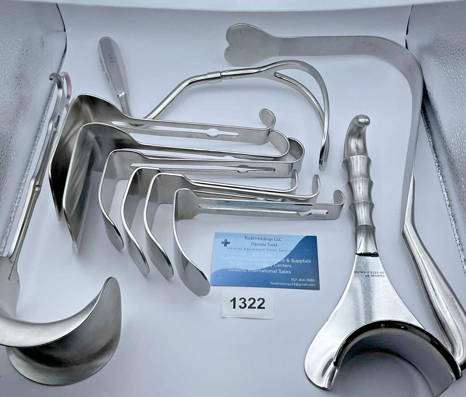 Codman 50-5575 Aesculap V.Mueller Surgical Retractor Set (1322)