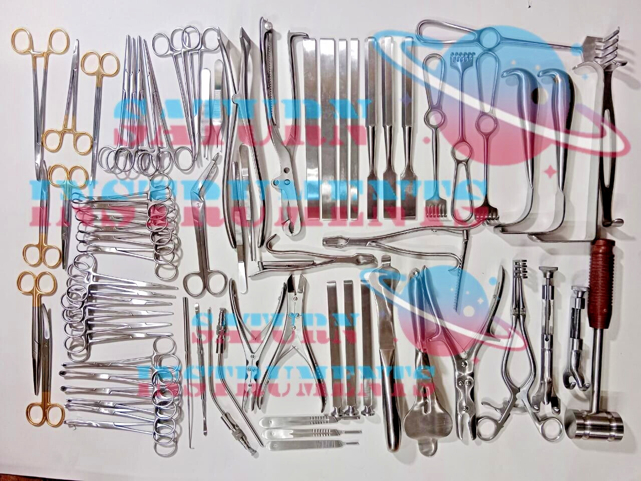 Basic Major Orthopedic Lot Of 74 Pcs Set Surgical Instruments