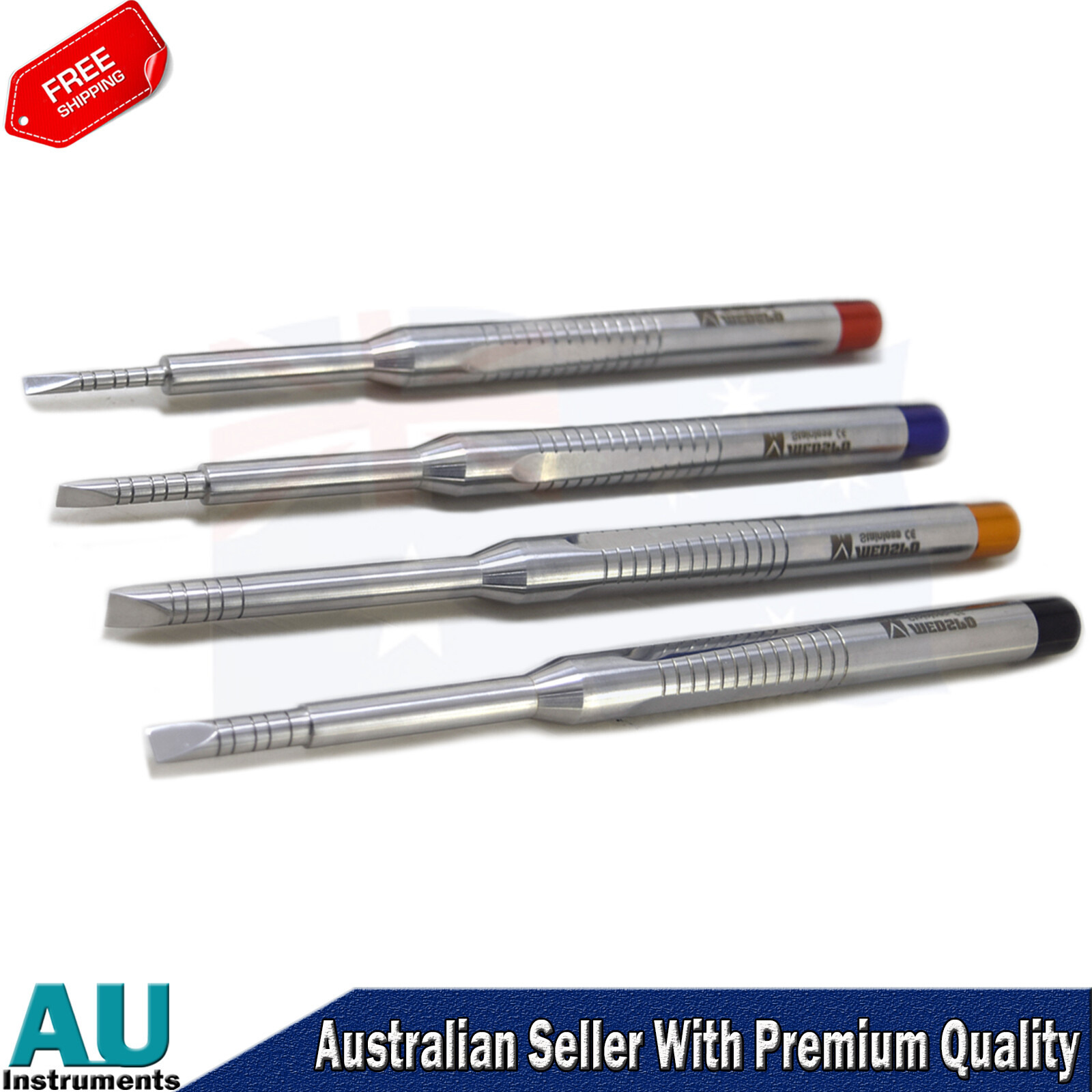 Professional Bone Extracting Chisel Spreader Set Dental Implant Surgery Medspo