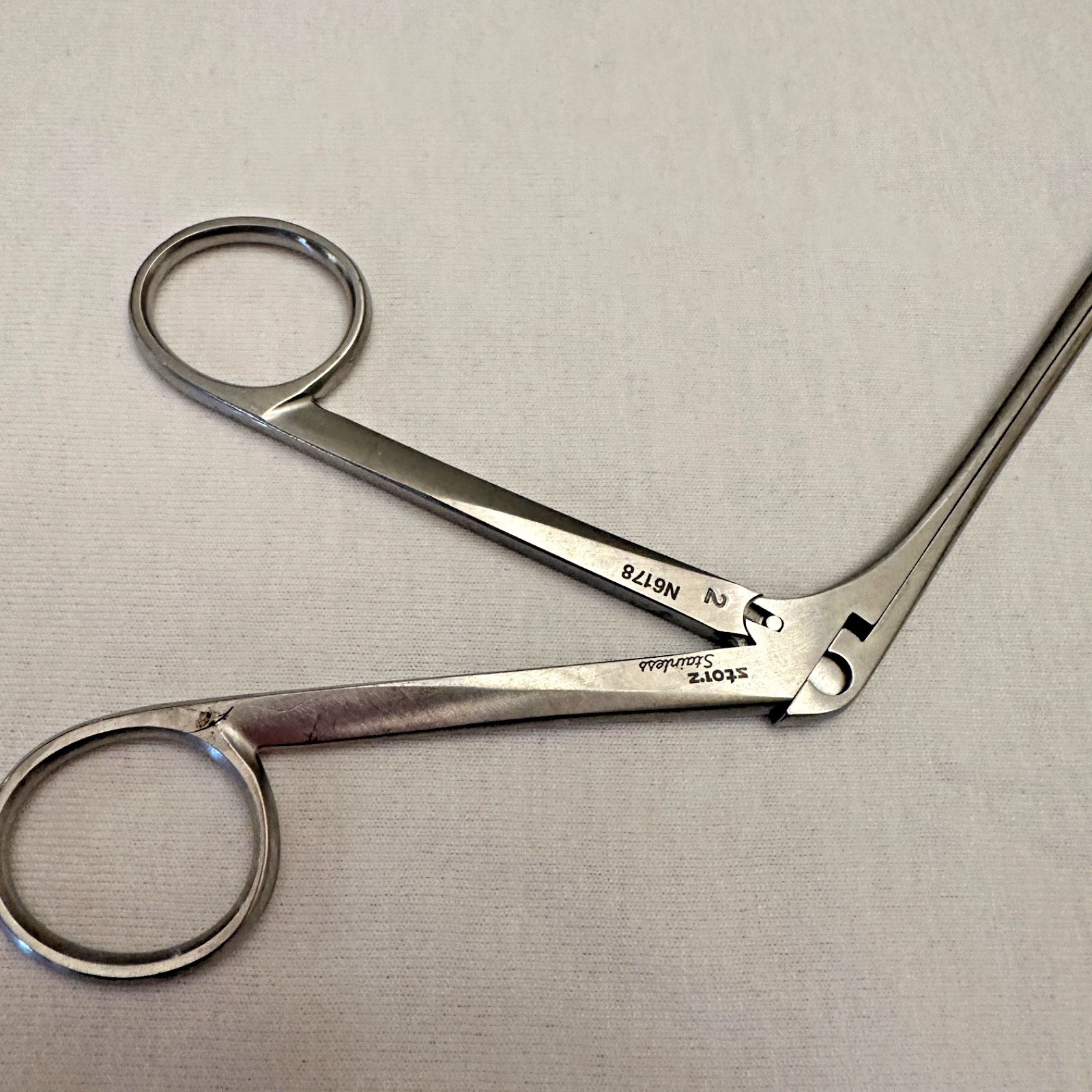 Storz N6178 Surgical ENT Size 2 Ronis Adenoid Punch Forceps