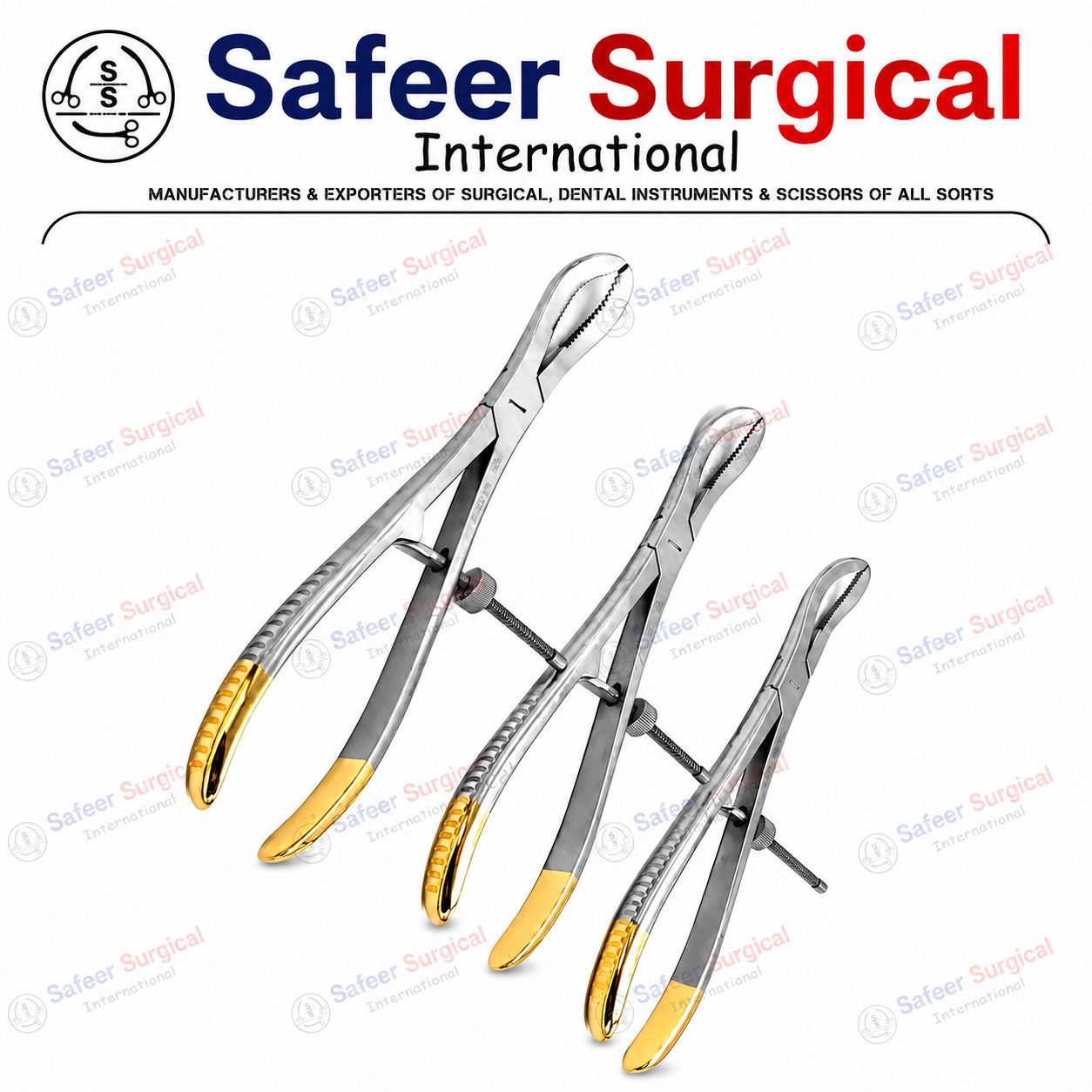 3PCS Bone Holding Reduction Forceps Orthopedic Surgical Instruments Stainless