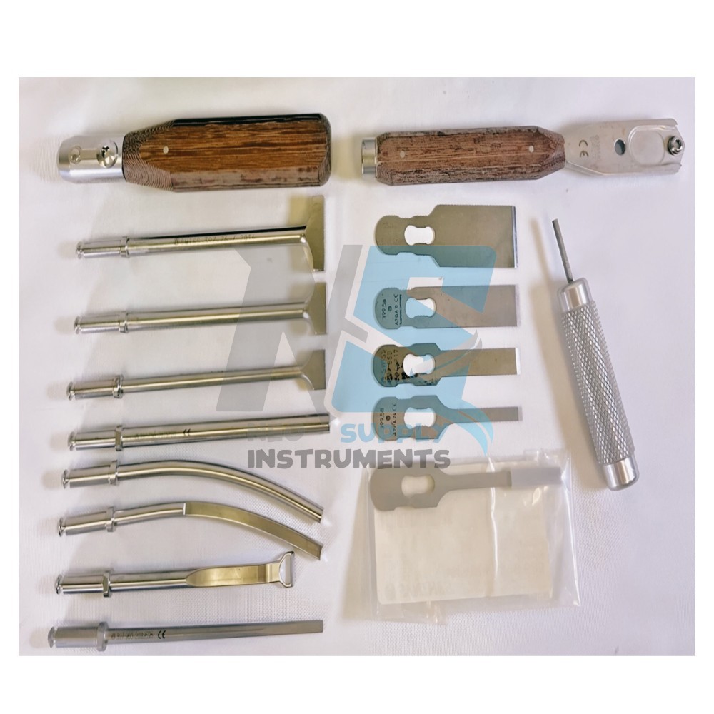 16 Piece Interchangeable Impactor & Chisel Set Premium Quality instruments