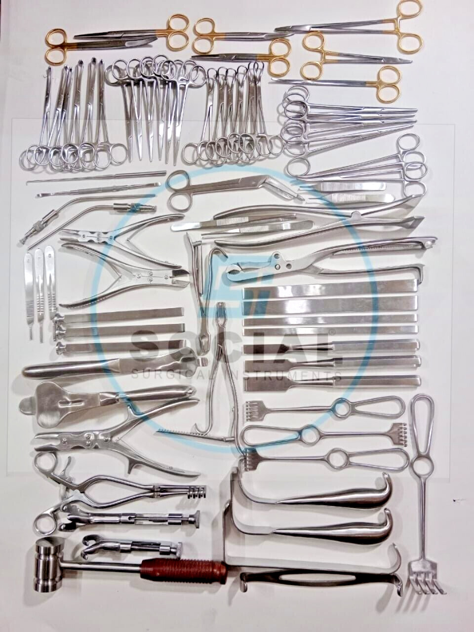 Basic Major Orthopedic Lot Of 74 Pcs Set Surgical Instruments