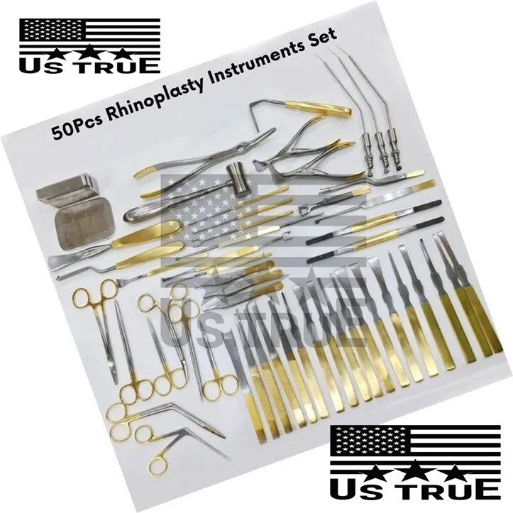 Rhinoplasty instruments Nose & Plastic Surgery Instruments set of 50 Pcs CE A+
