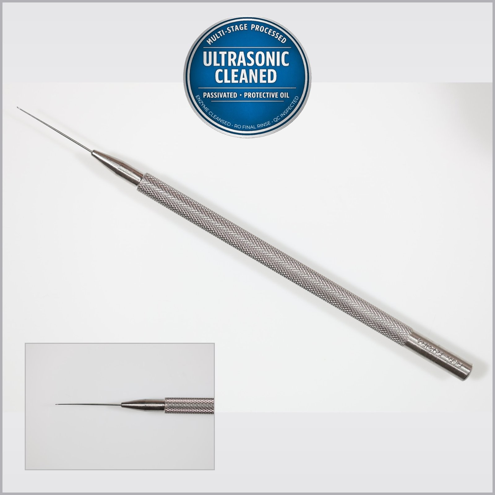 Katena K3-3724 Bechert Lens Pusher, Straight, Delicate, Y-Shaped Tip, 4-1/2in