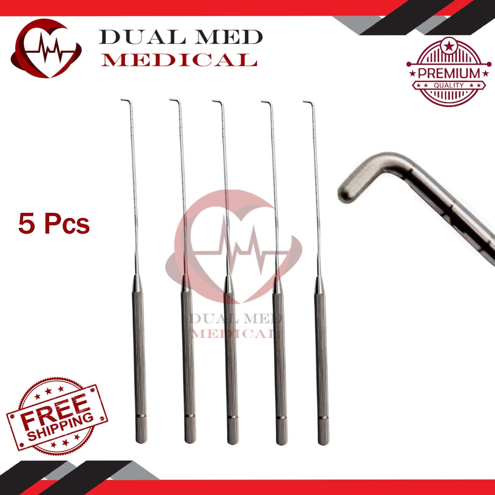Arthroscopy Probe 5MM Set of 5 Pcs Arthroscopic Surgical Instruments Set