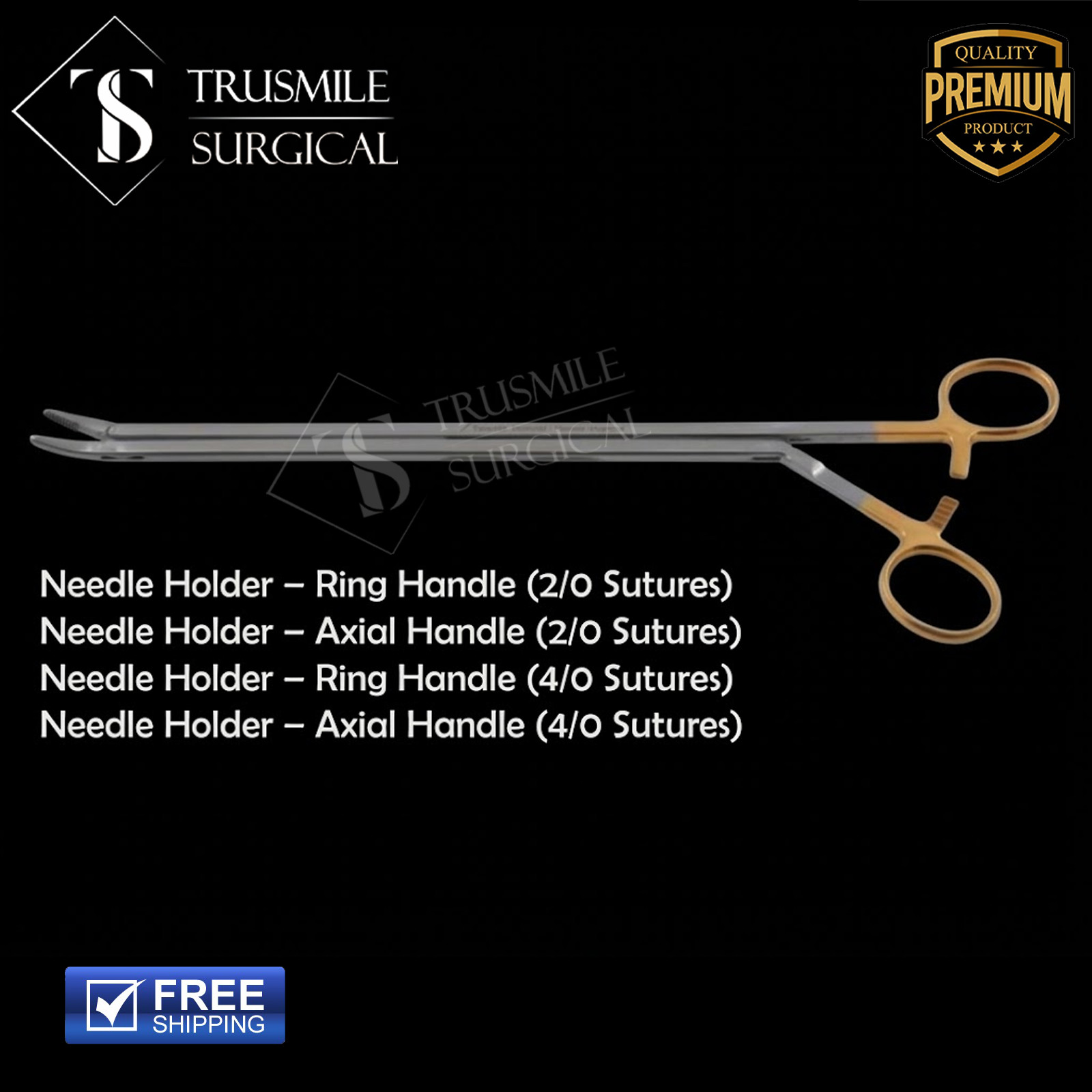 4pcs VATS Surgical Instruments Set 13inches – Thoracoscopic Instruments