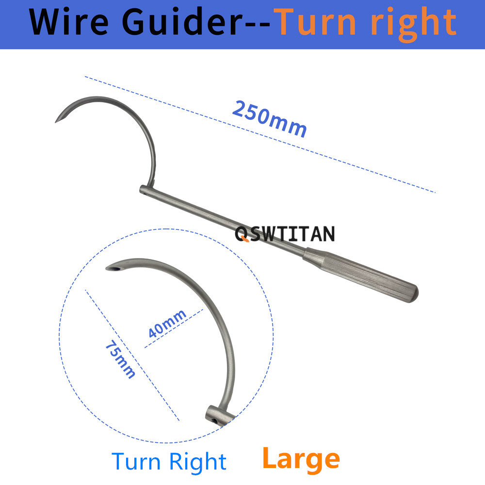 Orthopedic Medical Wire Guide Stainless Steel wire threading device